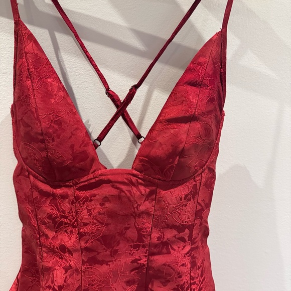 (New) Babyboo fashion Playsuit Red Dress Shorts under Size XS - Picture 7 of 7